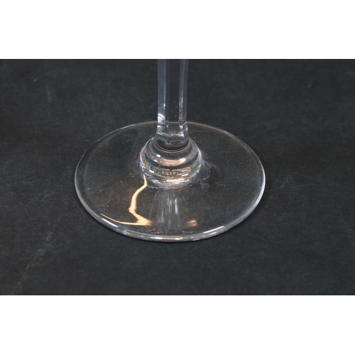 42 - Four Saint Louis Crystal wine glasses along with three crystal sherry glasses (7)