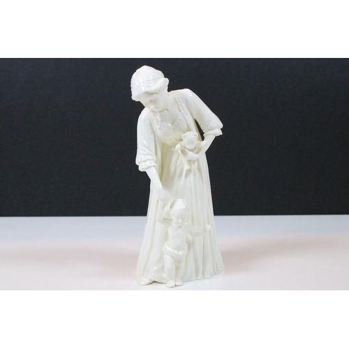 68 - Four Royal Worcester lady figurines to include Once Upon A Time, New Arrival, Sweet Dreams and First... 