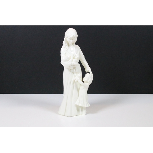 68 - Four Royal Worcester lady figurines to include Once Upon A Time, New Arrival, Sweet Dreams and First... 