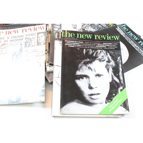 411 - Collection of 1970s The New Review magazines