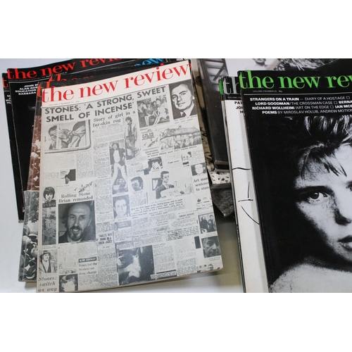 411 - Collection of 1970s The New Review magazines