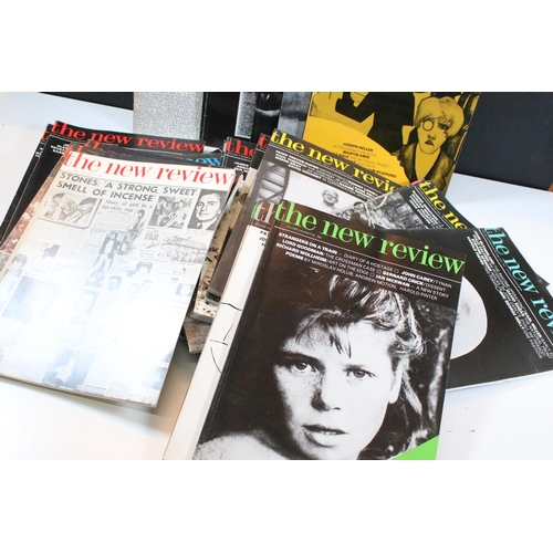411 - Collection of 1970s The New Review magazines