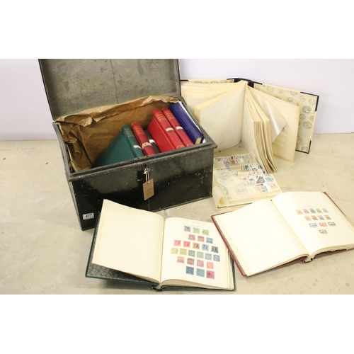 417 - Collection of stamps contained within nine albums to include United States album from the Late 19th ... 