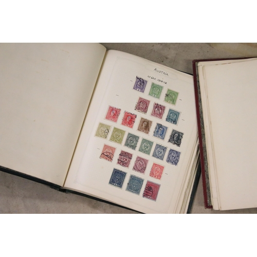 417 - Collection of stamps contained within nine albums to include United States album from the Late 19th ... 