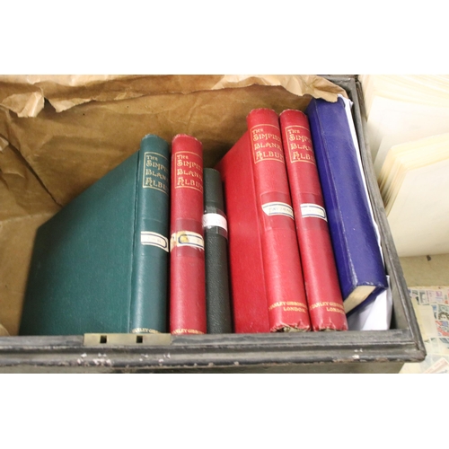 417 - Collection of stamps contained within nine albums to include United States album from the Late 19th ... 