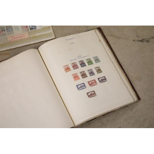 417 - Collection of stamps contained within nine albums to include United States album from the Late 19th ... 