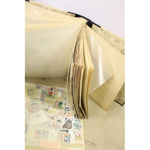 417 - Collection of stamps contained within nine albums to include United States album from the Late 19th ... 