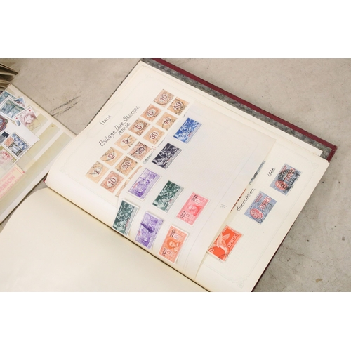 417 - Collection of stamps contained within nine albums to include United States album from the Late 19th ... 