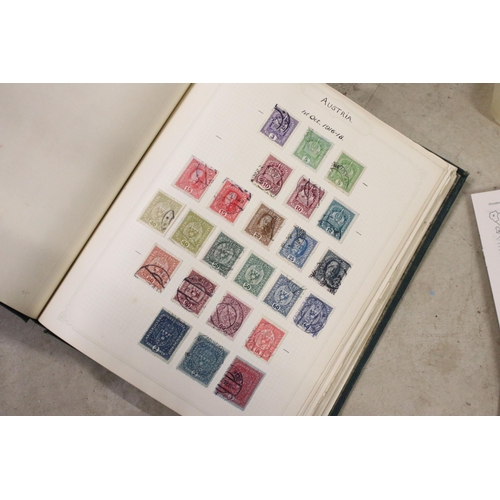 417 - Collection of stamps contained within nine albums to include United States album from the Late 19th ... 