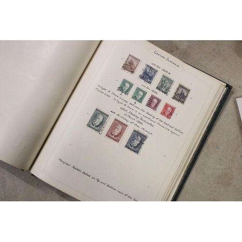 417 - Collection of stamps contained within nine albums to include United States album from the Late 19th ... 