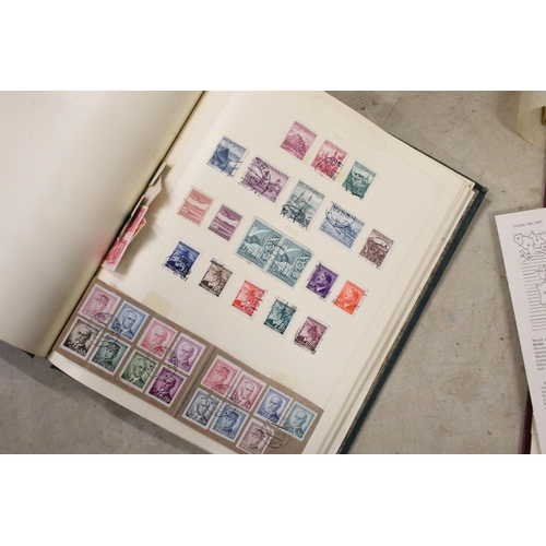 417 - Collection of stamps contained within nine albums to include United States album from the Late 19th ... 