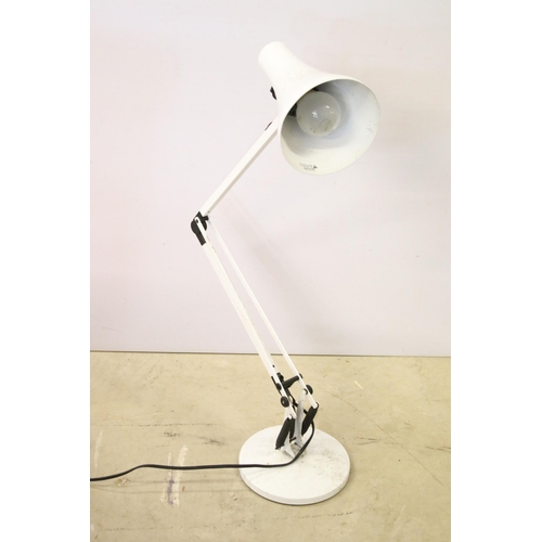 435 - Mid century ‘ Model 90 ‘ white anglepoise desk lamp