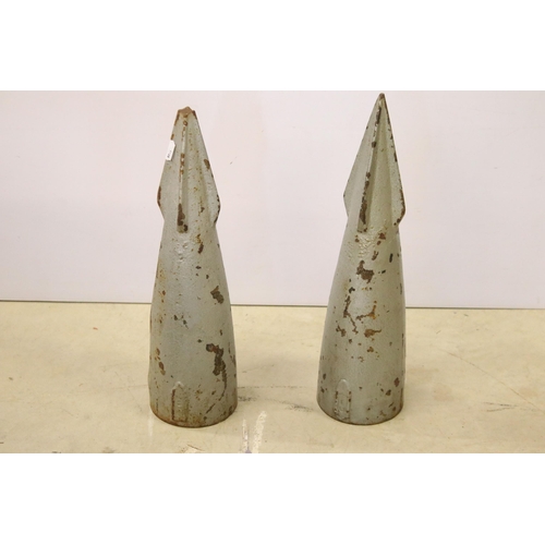 438 - Pair of whaling harpoons. Each measures 42cm.