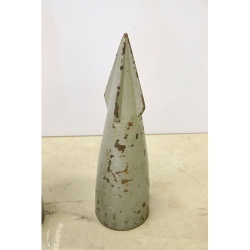 438 - Pair of whaling harpoons. Each measures 42cm.