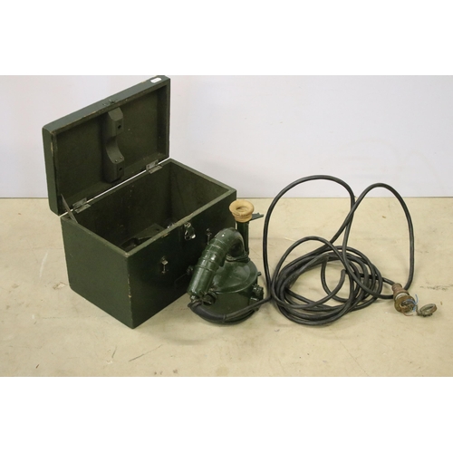 447 - Boxed military issue Aldis Lantern Portable Signalling Lamp