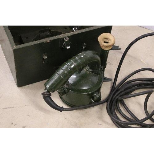 447 - Boxed military issue Aldis Lantern Portable Signalling Lamp