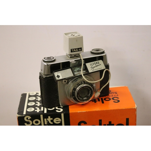 456 - Collection of mixed cameras to include Zenit 3M, Ilford Sporti, Ilford Sportsman, Coronet, etc