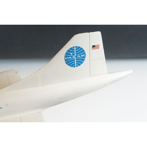125 - Wooden model of a Pan American Supersonic