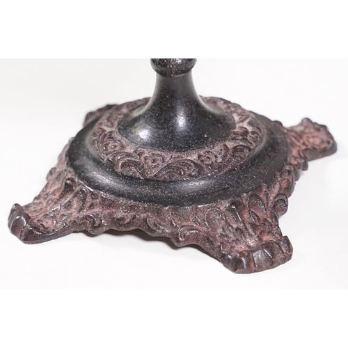 142 - Victorian style cast metal hotel reception / shop counter bell, 15cm high