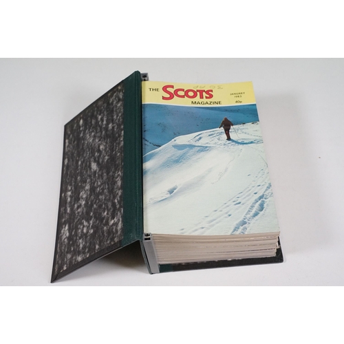 408 - Collection of 1970s The Scots Magazine including some bound examples, together with a 19th Century b... 