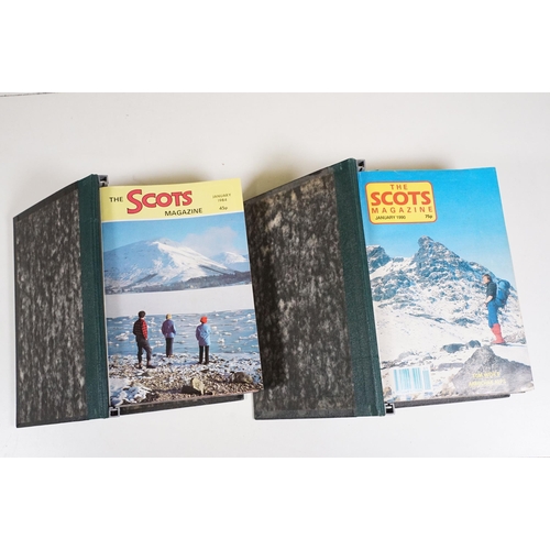 408 - Collection of 1970s The Scots Magazine including some bound examples, together with a 19th Century b... 