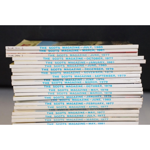 408 - Collection of 1970s The Scots Magazine including some bound examples, together with a 19th Century b... 