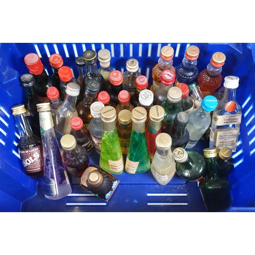 479 - Alcohol - Collection of around 58 alcohol miniatures to include Casoni Crystallized Liquor, Himbeerg... 