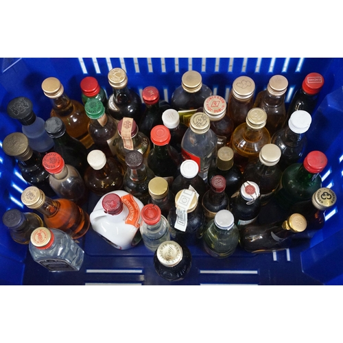 480 - Alcohol - Collection of around 55 alcohol miniatures to include John Power & Son Irish Whiskey, Fuen... 