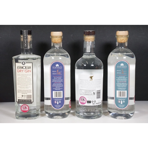 489 - Alcohol - Collection of 15 bottles of gin to include Ableforth's Bathtub Gin 70cl, Mermaid Pink Gin ... 