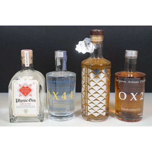 489 - Alcohol - Collection of 15 bottles of gin to include Ableforth's Bathtub Gin 70cl, Mermaid Pink Gin ... 