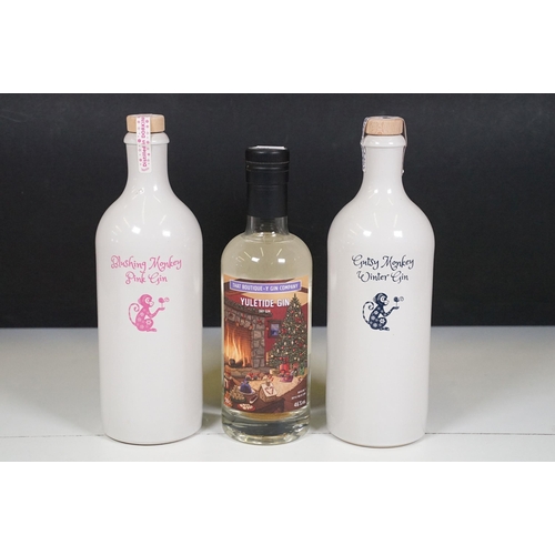 489 - Alcohol - Collection of 15 bottles of gin to include Ableforth's Bathtub Gin 70cl, Mermaid Pink Gin ... 