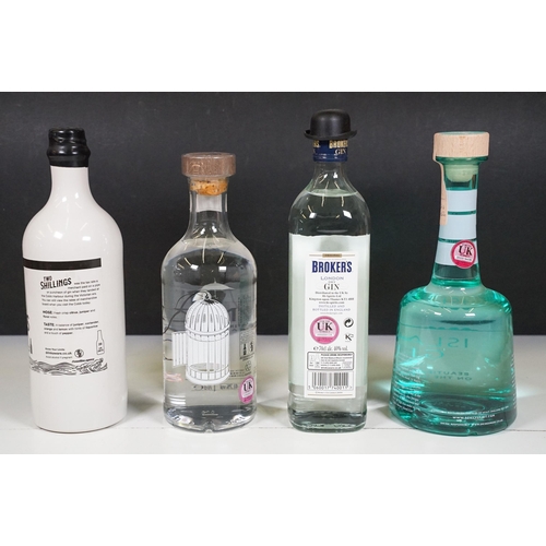 493 - Alcohol - Collection of 16 70cl bottles of gin to include 2 x Brecon Botanicals Gin, Sipsmith London... 