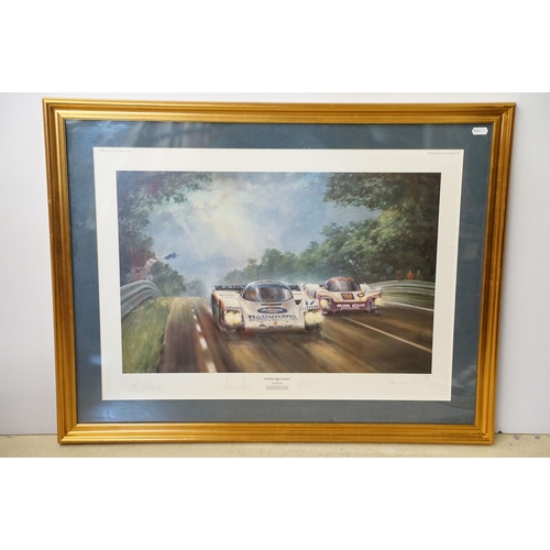 531 - After Alan Fearnley (British, b.1942), Putting The Cat Out, limited edition colour print, signed in ... 