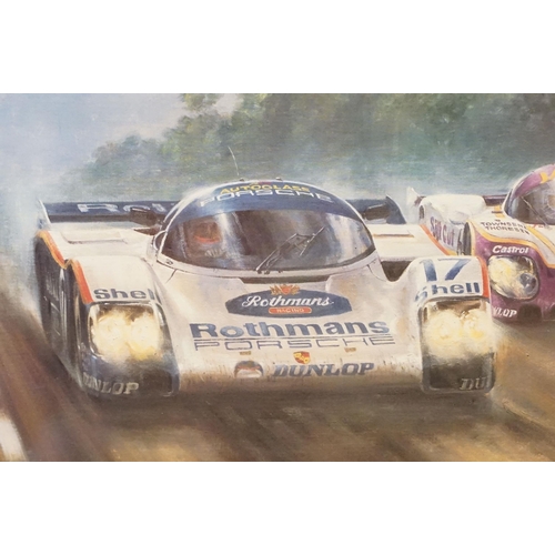 531 - After Alan Fearnley (British, b.1942), Putting The Cat Out, limited edition colour print, signed in ... 