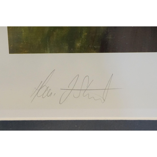 531 - After Alan Fearnley (British, b.1942), Putting The Cat Out, limited edition colour print, signed in ... 