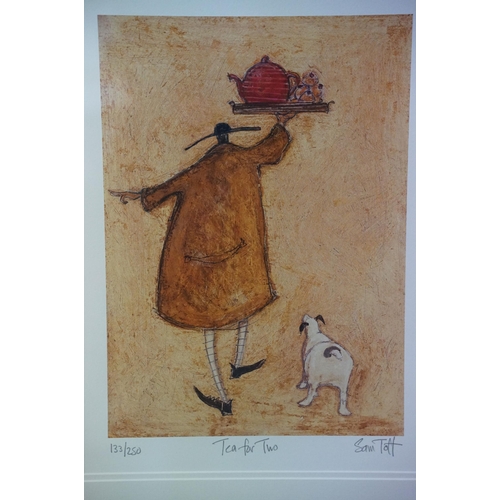 547 - Sam Toft (British, 20th century), Tea for two, limited edition colour print, signed in pencil lower ... 