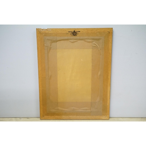 549 - Tadashi Nakayama (Japanese, 1927 - 2014), portrait of a male farmhand, watercolour, signed lower lef... 