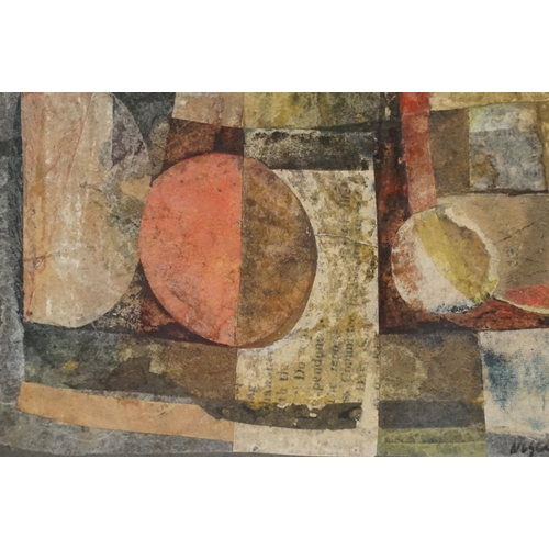 556 - Nigel Temple (British, 1926 - 2003), Regeneration XII, 1970, collage, signed lower right and dated 2... 