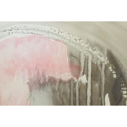 563 - Christopher Francis González (Puerto Rican-Jamaican, 1943 – 2008), abstract portrait study, watercol... 