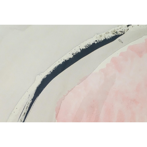 563 - Christopher Francis González (Puerto Rican-Jamaican, 1943 – 2008), abstract portrait study, watercol... 