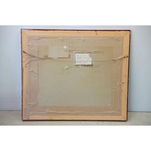 579 - Derek Eastoe (British, b. 1925), sailboats on a tranquil lake scene with holls beyond, watercolour, ... 