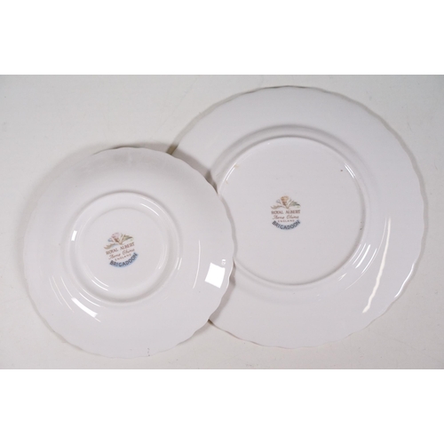 120 - Royal Albert Brigadoon part coffee service, comprising: coffee pot and cover, milk jug, sugar bowl, ... 