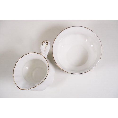 120 - Royal Albert Brigadoon part coffee service, comprising: coffee pot and cover, milk jug, sugar bowl, ... 