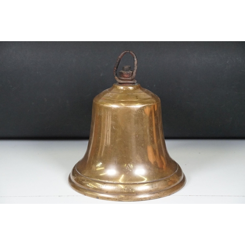 147 - WWII Air Ministry aerodrome bronze scramble bell dated 1943, stamped with Air Ministry markings and ... 