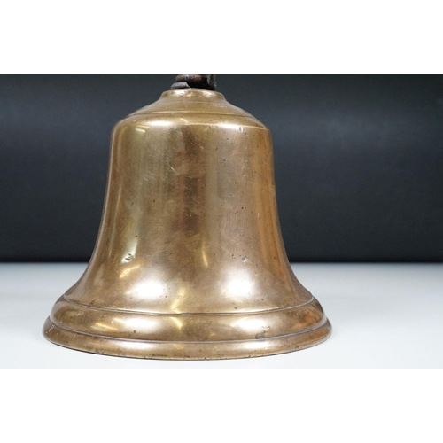 147 - WWII Air Ministry aerodrome bronze scramble bell dated 1943, stamped with Air Ministry markings and ... 