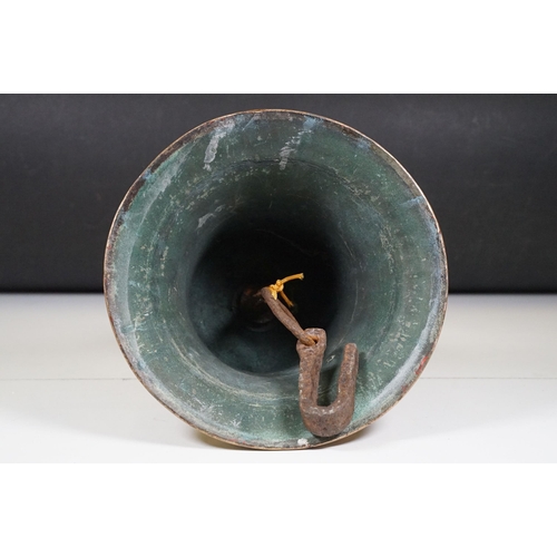 147 - WWII Air Ministry aerodrome bronze scramble bell dated 1943, stamped with Air Ministry markings and ... 