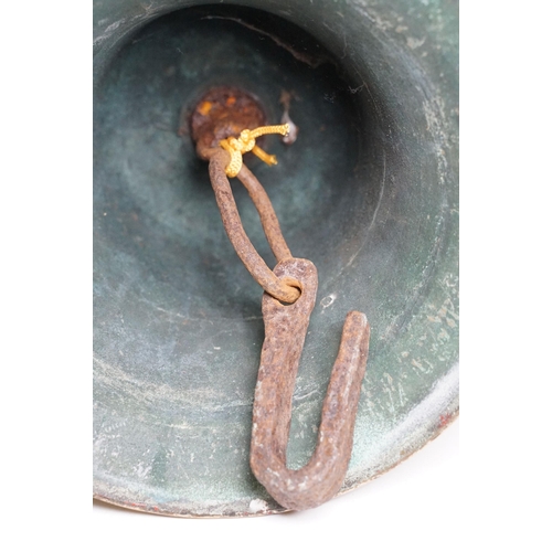 147 - WWII Air Ministry aerodrome bronze scramble bell dated 1943, stamped with Air Ministry markings and ... 