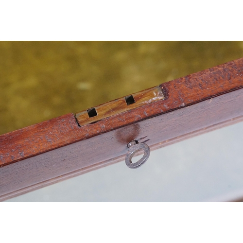 157 - 19th century shop display cabinet with key