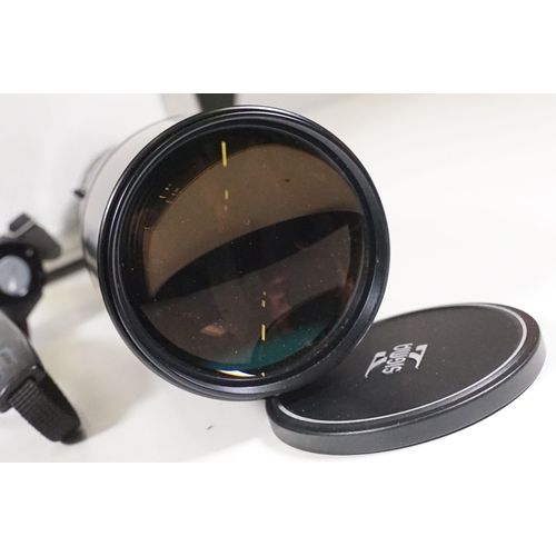 441 - Collection of cameras, lenses and equipment contained within a padded case to include Canon A-1 35mm... 