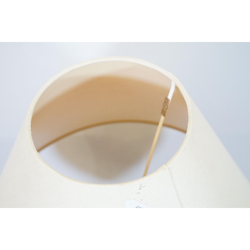 463 - 20th century Chinese famille vase baluster shaped lamp base, 46cm high